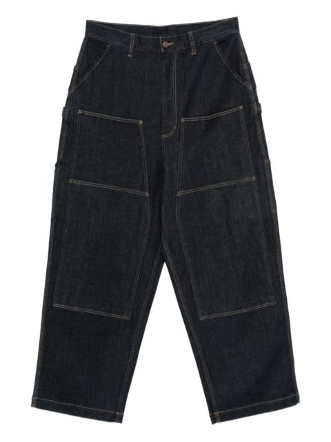 EMPORIO ARMANI multi-pocket loose jeans | REVERSIBLE