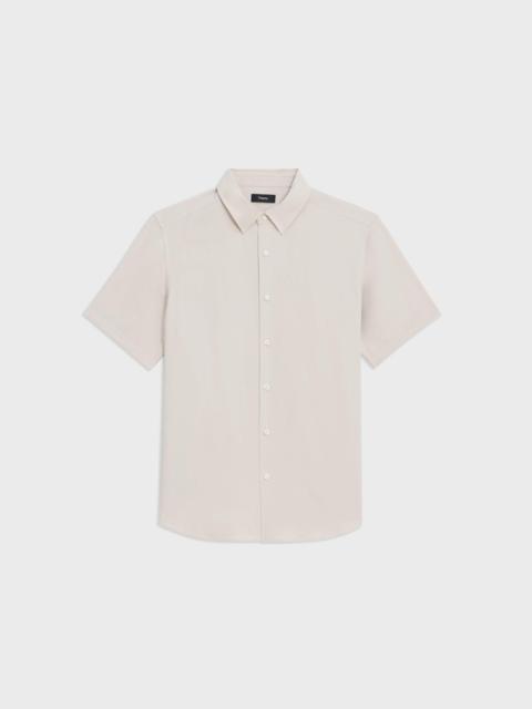 Irving Short-Sleeve Shirt in Fluid Twill