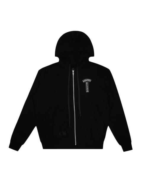 Chrome Hearts Chrome Hearts T Logo USA Shoulder Zip Up Hoodie 'Black'