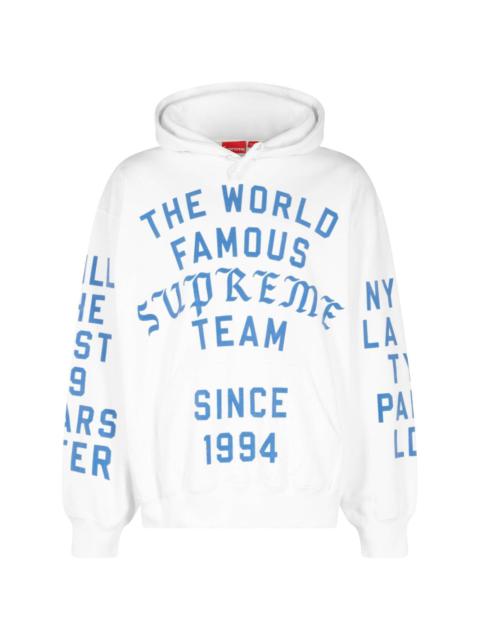 Supreme Team jersey hoodie