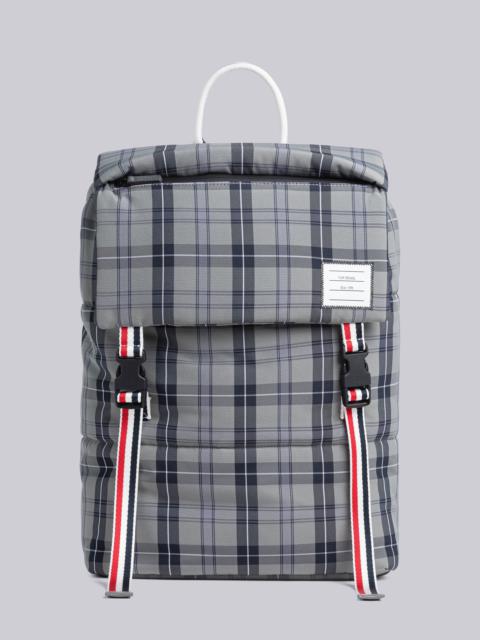 Thom Browne Tartan Nylon Canvas Puffer Backpack