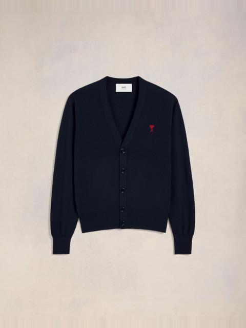 AMI Paris CARDIGAN WITH EMBROIDERY AMI DE COEUR
