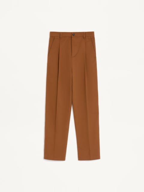 Valentino VALENTINO PANTS IN COTTON GABARDINE