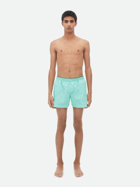 Bottega Veneta Intreccio Polyester Swim Shorts