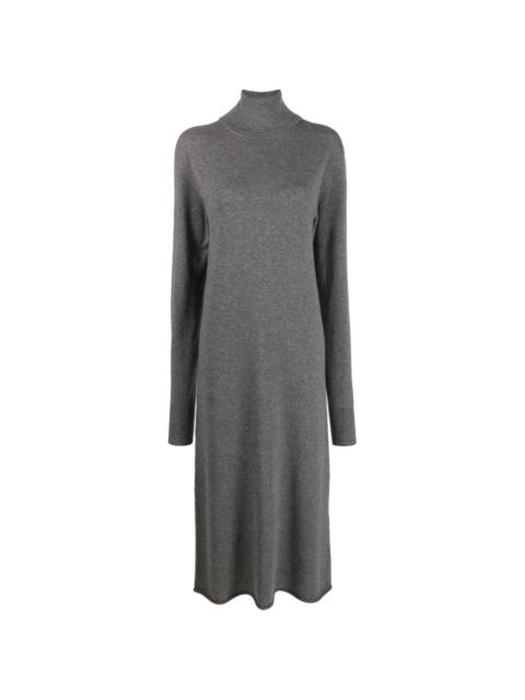 Jil Sander high-neck cashmere knitted dress