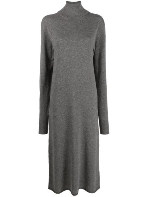 Jil Sander high-neck cashmere knitted dress