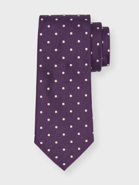 Ralph Lauren Men's Dotted Satin Tie
