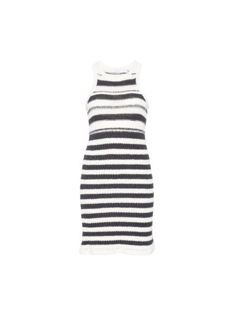 IRO Miyana striped mini dress