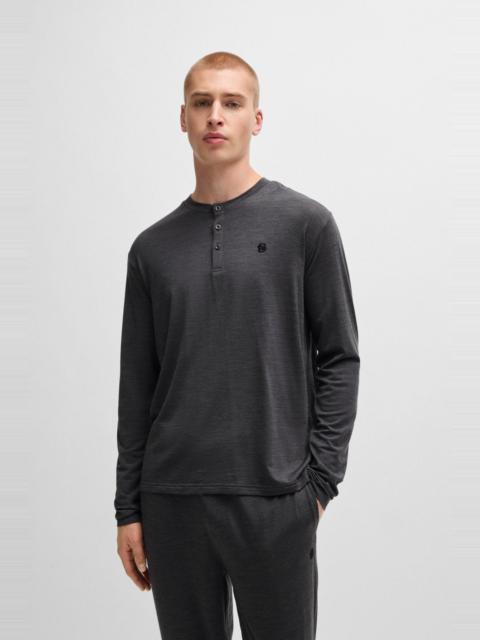 BOSS REGULAR-FIT PAJAMAS WITH EMBROIDERED DOUBLE B MONOGRAMS