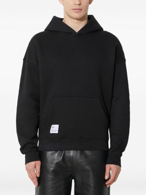 ALPHA INDUSTRIES Logo Backprint hoodie