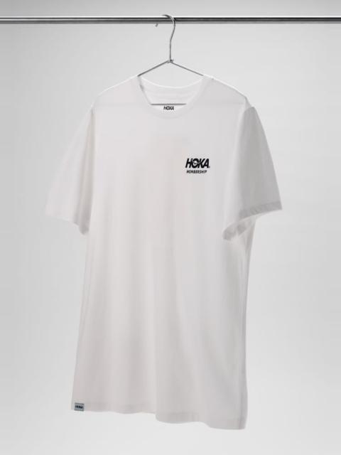 HOKA Membership Tee Shirt in White