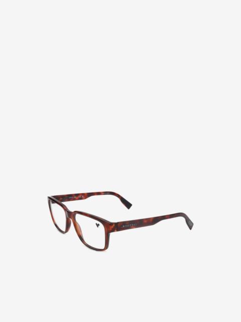 LACOSTE tortoiseshell-effect rectangle-frame glasses