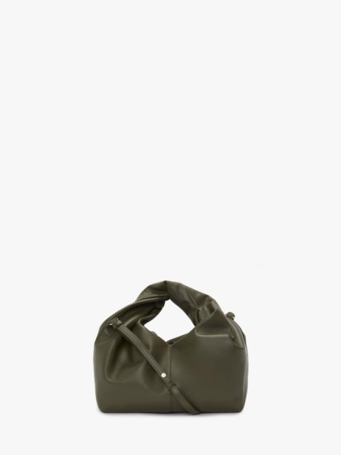 JW Anderson MINI TWISTER HOBO WITH STRAP - LEATHER CROSSBODY BAG