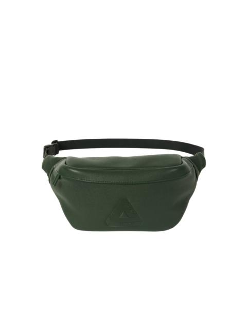PALACE PALACE LEATHER BUM BAG GREEN