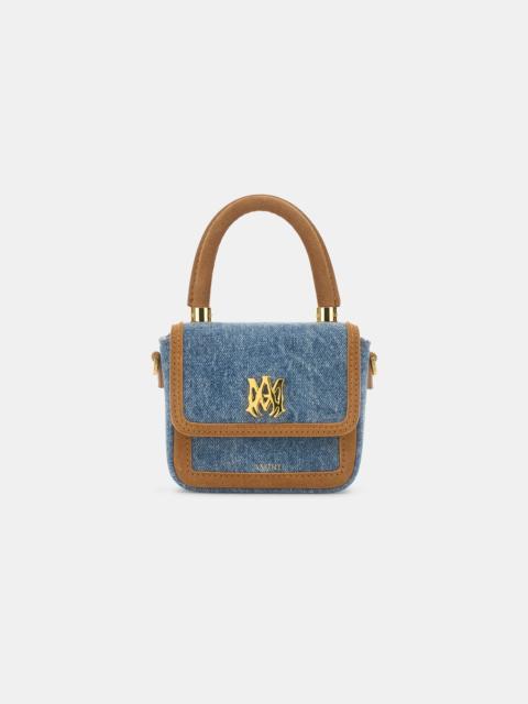 AMIRI WOMEN'S DENIM SUEDE NANO MA