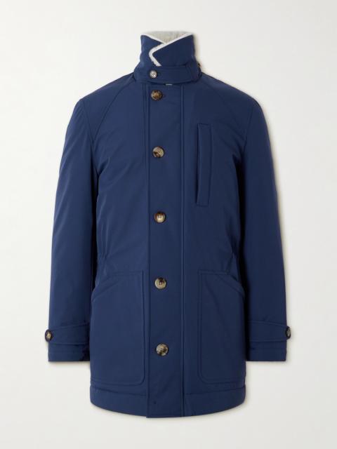 Brunello Cucinelli Shearling-Trimmed Shell Parka
