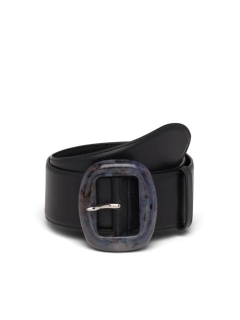 Prada Leather and Plexiglas belt