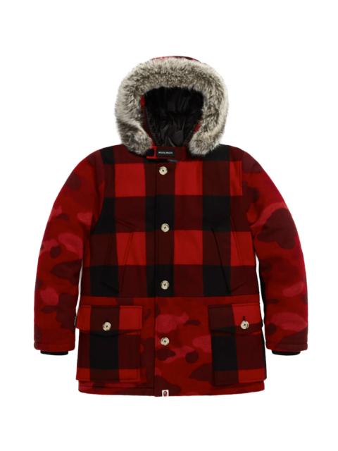A BATHING APE® Bape X Woolrich Arctic Parka Jacket "Red" CFWOOU0521MRUT1720