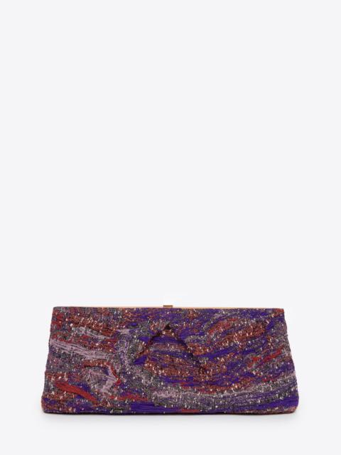Dries Van Noten LARGE JACQUARD CLUTCH