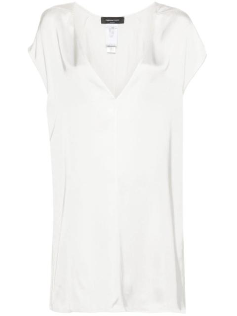 FABIANA FILIPPI sleeveless satin tunic