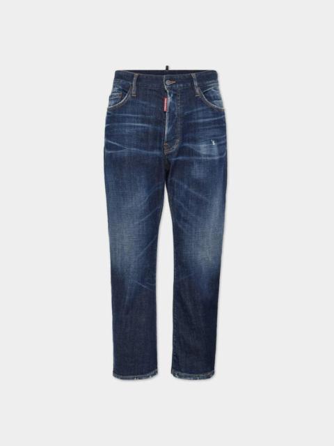 DSQUARED2 DARK BASIC WASH BRO JEANS