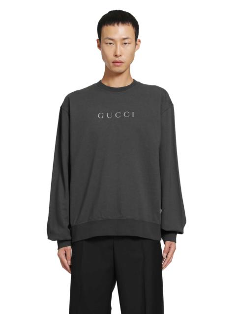 GUCCI Glitter Logo Sweatshirt