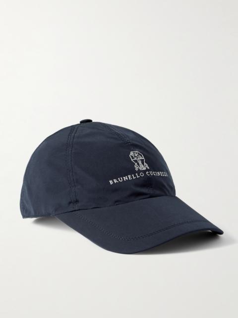 Brunello Cucinelli Logo-Embroidered Cotton-Twill Baseball Cap