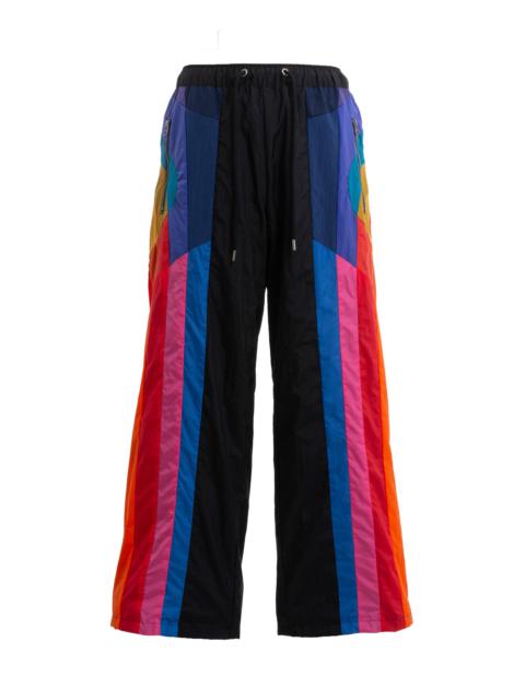 FACETASM NAYLON PATCHWORK PANTS / SUNRISE