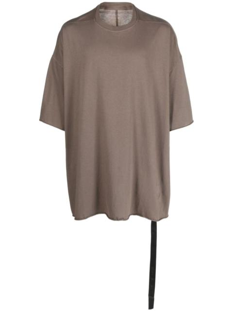 Rick Owens DRKSHDW short-sleeve drawstring-hem cotton T-shirt