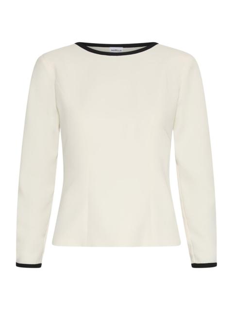 MARELLA Women's Envers Satin Blouse - Wool White