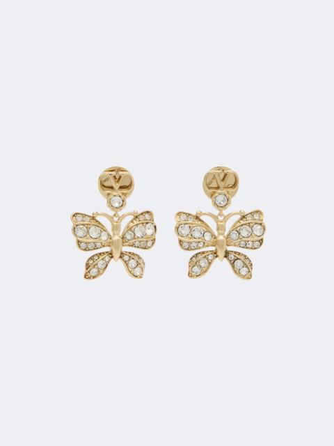 Valentino Flutterby VLogo Swarovski®-embellished earrings