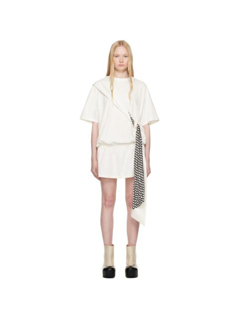 FIDAN NOVRUZOVA Off-White Mei Flapper Minidress