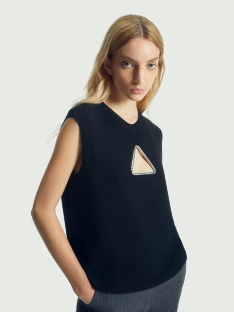 COPERNI Triangle Sleeveless Knitted Sweater