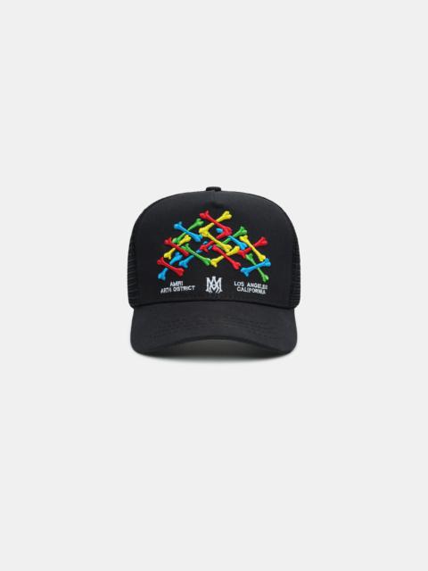 AMIRI KIDS' BONES TRUCKER HAT