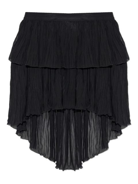 Blumarine asymmetrical tiered skirt
