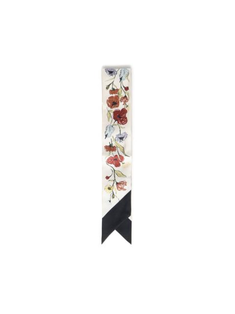 Loro Piana floral silk tie-band