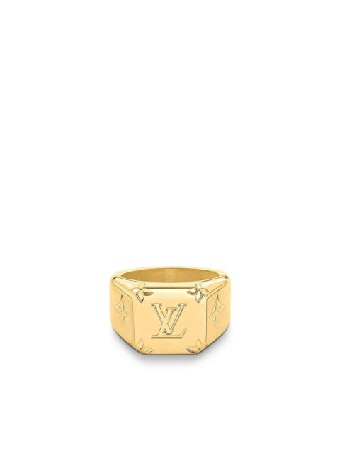 Louis Vuitton Monogram Signet Ring