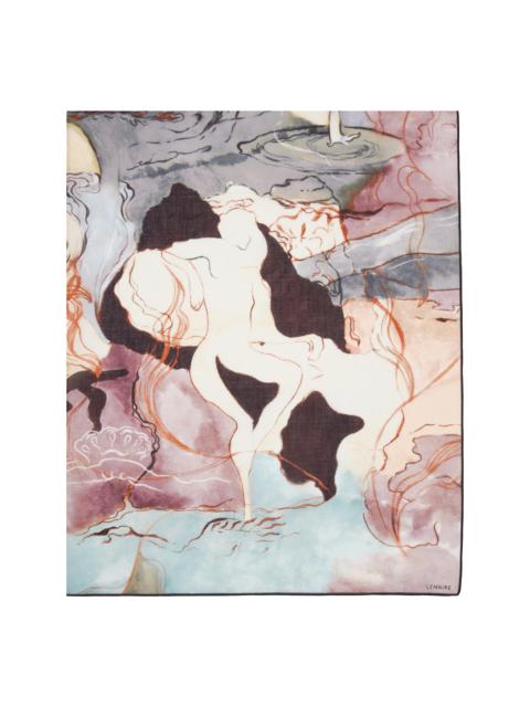 Lemaire Multicolor Aquarel Pareo Scarf