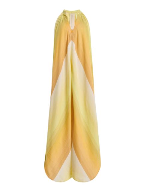 MARRAKSHI LIFE Exclusive The Halter Cotton Dress yellow