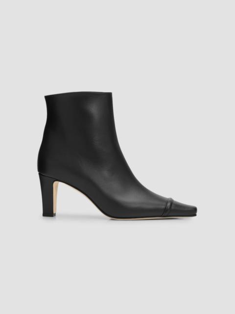 Manolo Blahnik Women's Vivecal 70MM Leather Ankle Boots - Black