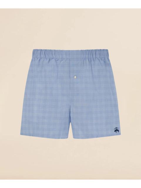 Brooks Brothers Slim Fit Cotton Broadcloth Check Boxers
