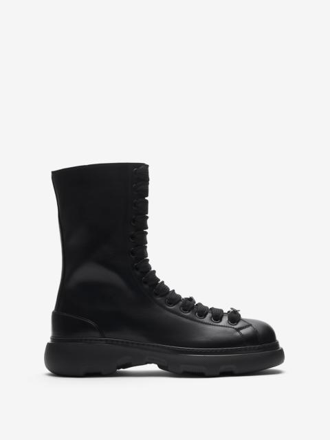 Burberry Leather Ranger Boots