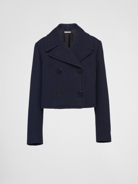 Prada Double-breasted cloth peacoat