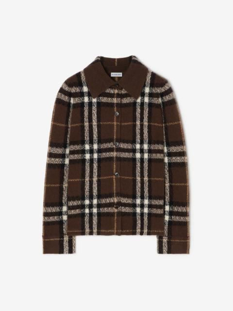 Burberry Check Cashmere Overshirt