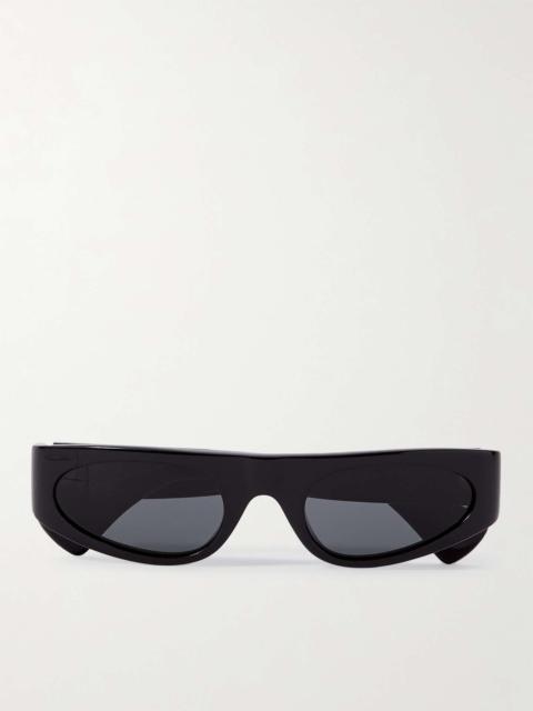 Rectangle-Frame Acetate Sunglasses
