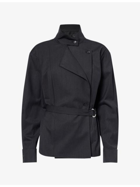 TWP Last Chapter Belted Wool Jacket