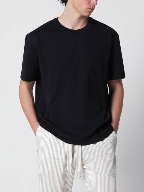 TEKLA Black washed short-sleeve T-shirt