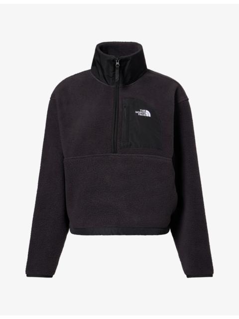 The North Face Logo-Embroidered 1/2 Zip Fleece Jumper