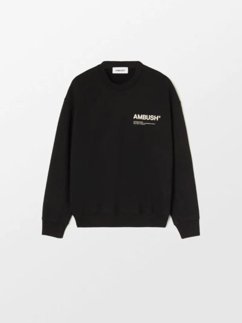 Ambush FLEECE WORKSHOP CREWNECK