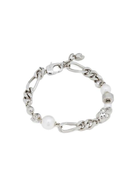 Alexander McQueen SKULL-MOTIF CHAIN BRACELET